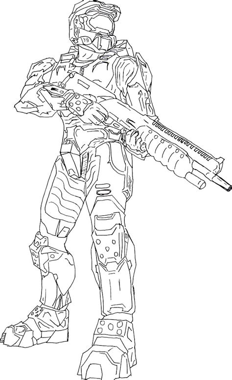Halo Coloring Pages Printable