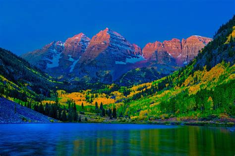 Aspen Area Fall Landscapes From The Rocky Mountains Of
