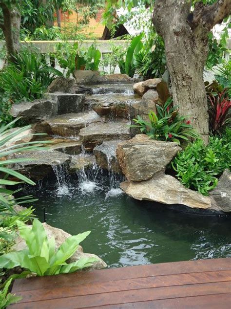 35 Dreamy Garden With Backyard Waterfall Ideas Myanmar News Feed