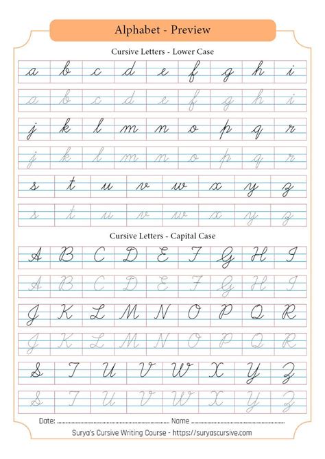 Image Result For Abcd Cursive In Four Line Book Cursive Writing