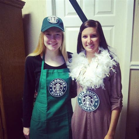 Starbucks Barista And Drink Costumes Best Friend Halloween Costumes