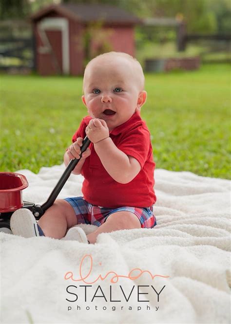 6 Month Old Baby Boy Alison Stalvey Photography North Florida 6