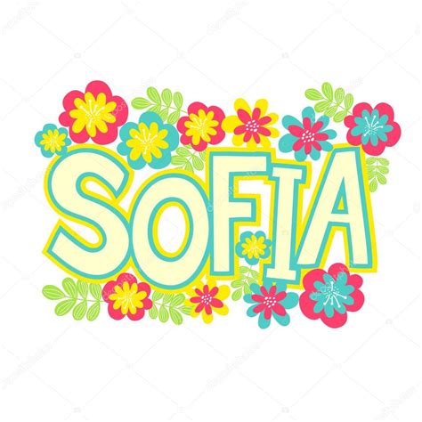 Sofia Name Design