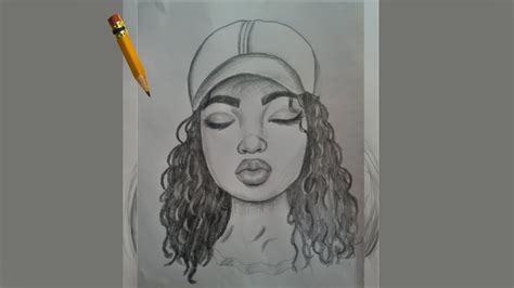 Easy Black Woman Face Drawing Black Woman Art African Woman Print