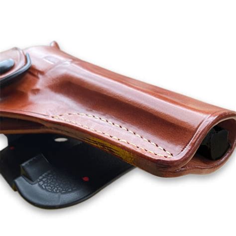 Leather Paddle Holster Fits Uberti Cattleman 1873 357 Mag 4 12