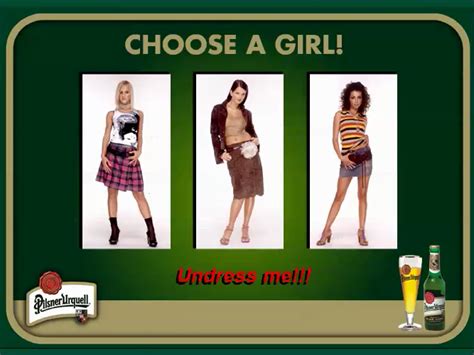 Screenshot Of Pilsner Urquell Undress Me Browser 2004 Mobygames