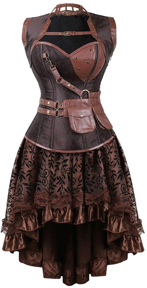 zhitunemi women halloween costume gothic victorian corsets burlesque dresses moulin
