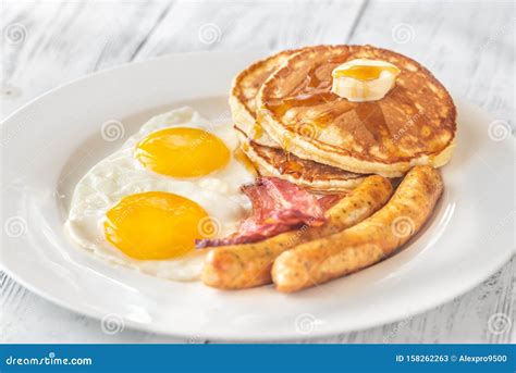 Traditional American Breakfast Stock Image Image Of Delicious