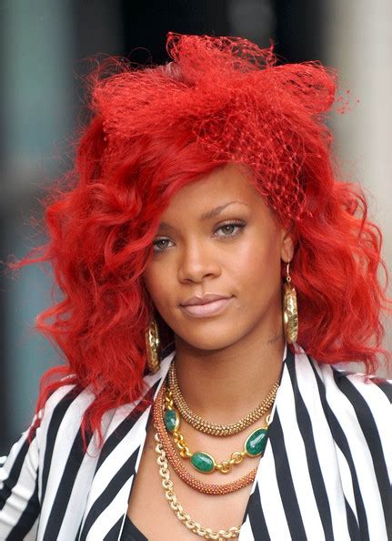 Rihannas Red Hair Evolution Imagemavens Blog