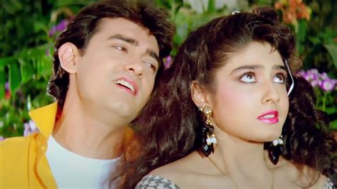 Dil Karta Hai Tere Paas Aau 4k Video Song Aamir Khan Raveena Tandon