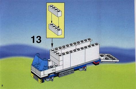 Lego 1029 Milk Delivery Truck Instructions City