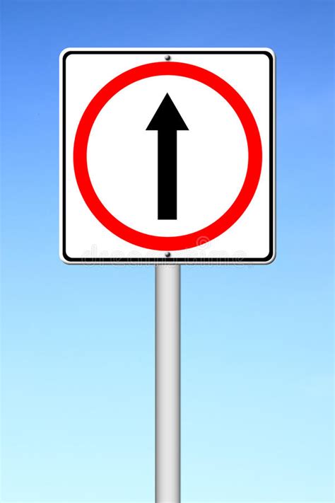 Go Ahead The Way Forward Sign Royalty Free Stock Images