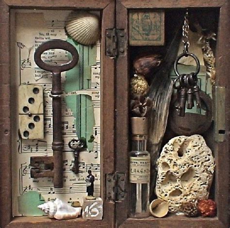 Joseph Cornell — Pioneer Of Assemblage Art Shadow Box Art Assemblage