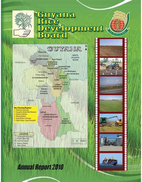 Grdb Annual Report 2010 Front Page Guyana Rice Development Board