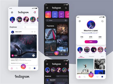Github Anasfikinstagramuiredesign A Ui Redesign For Instagram Screens
