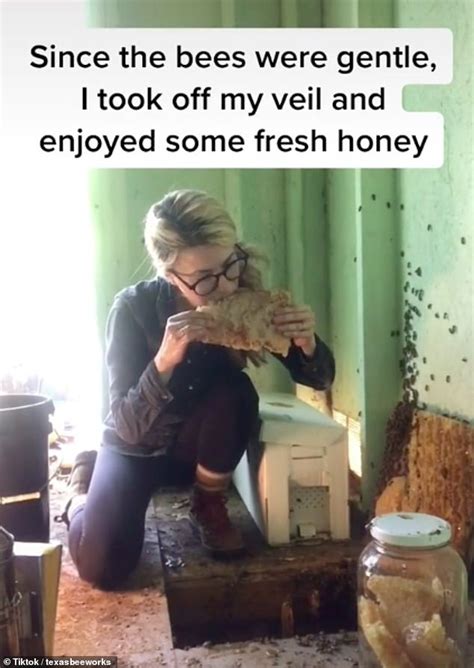 Beekeeper Stuns Tiktok By Scooping Up Swarms Of Buzzing Bees With Her