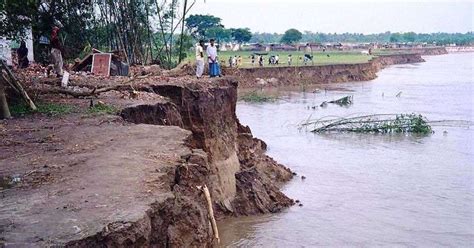 In An Agrarian Village In West Bengal River Bank Erosion Has Robbed