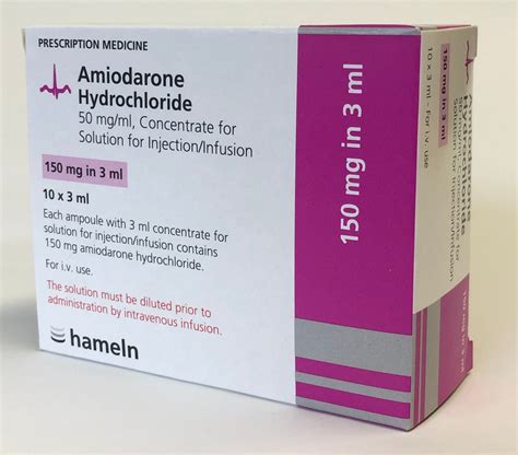 Amiodarone 150 Mg3 Ml Injection New Tender Listing Section H And