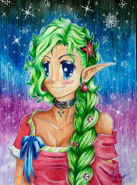 Anime Christmas Elf By Valerietompson On Deviantart