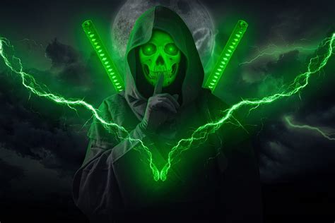 Download Grim Reaper Reaper Lightening Royalty Free Stock Illustration