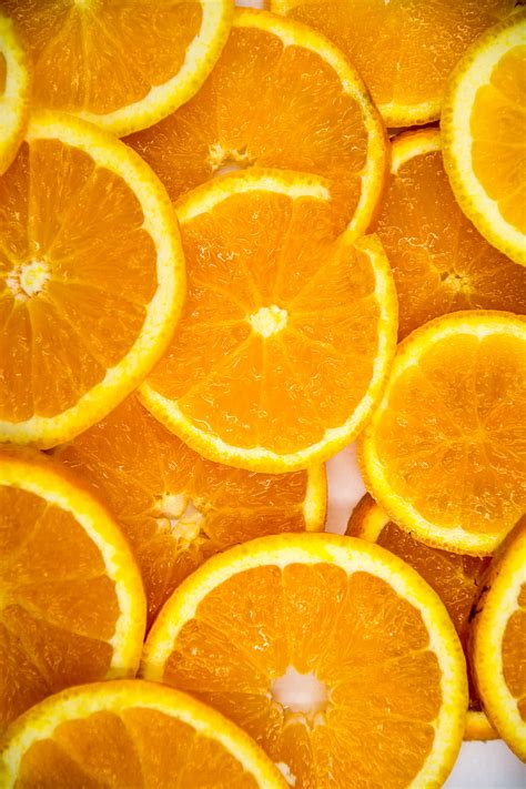 Sliced Of Tangerine Fruits Hd Phone Wallpaper Peakpx