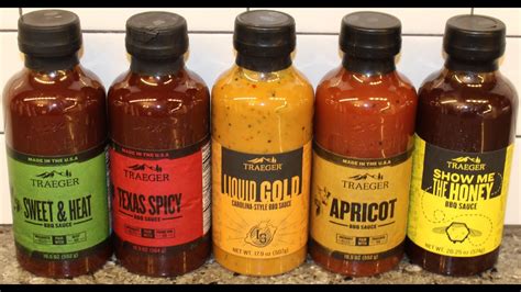 Traeger Bbq Sauce Sweet And Heat Texas Spicy Liquid Gold Apricot Show Me The Honey Review