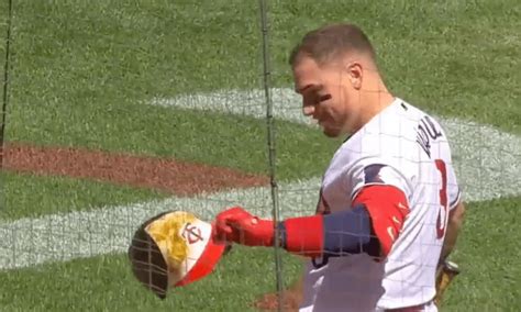 Christian Vazquez Was Stunned After His Batting Helmet