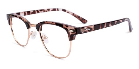 Iconium Browline Leopard Frames Glasses Abbe Glasses
