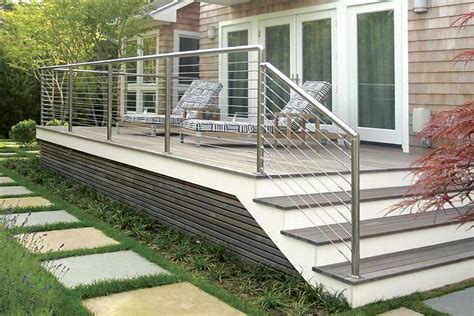 Sunrail™ Nautilus Outdoor Renovation Cable Railing Back Porch Makeover