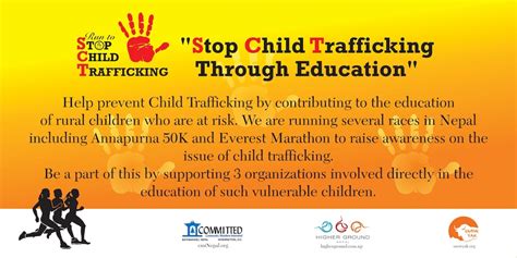 A Fundraiser Run To Stopchild Trafficking