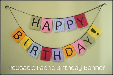 Fabric Birthday Banner Peek A Boo Pages Patterns Fabric And More