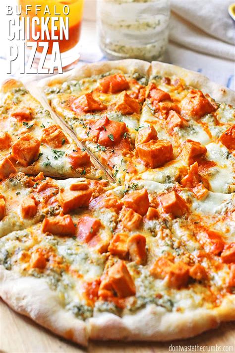 Best Ever Buffalo Chicken Pizza Recipe Dont Waste The Crumbs