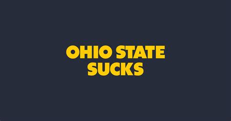 Ohio State Sucks Michigan College Gameday Rivalry Michigan Kids T