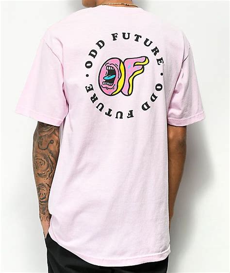 Odd Future X Santa Cruz Circle Logo Pink T Shirt Zumiez In 2022 Odd