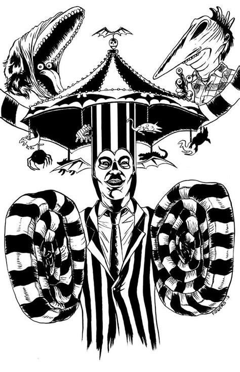 Beetlejuice Art Print By Jason Flowers Only 500 At