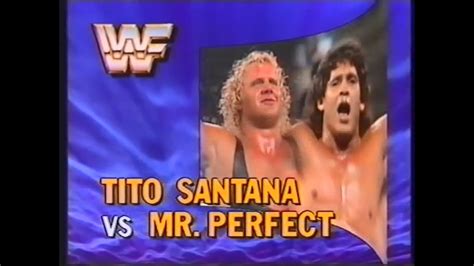 Tito Santana Vs Mr Perfect Superstars Nov 18th 1989 Youtube