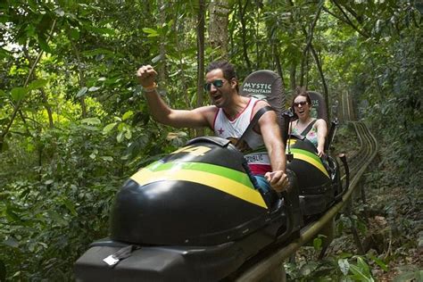 Ohne Anstehen Rainforest Bobsled Jamaica At Mystic Mountain Die