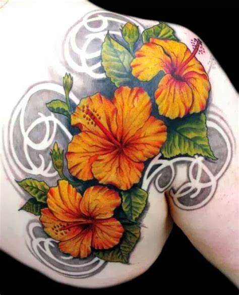 Fabdiva Hibiscus Tattoos Flower Tattoos Girl Tattoo Ideas