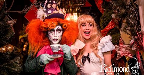 A Magical Mad Hatters Tea Party With Burlesque And Crazy Characters Is