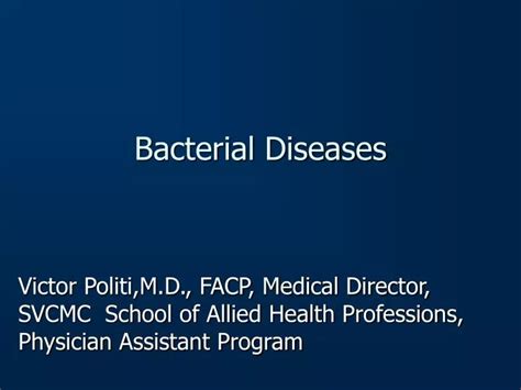 Ppt Bacterial Diseases Powerpoint Presentation Free Download Id202479