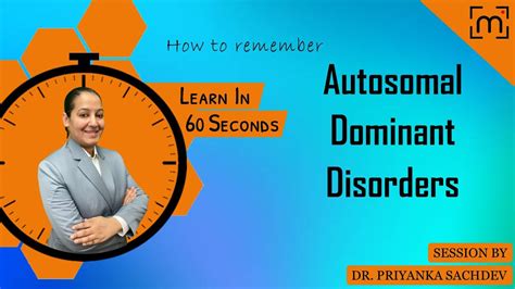 How To Remember Autosomal Dominant Disorders Medical Mnemonics Dr