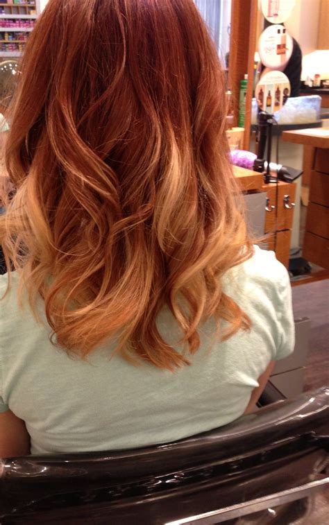 1000 Images About Red And Blonde Ombre On Pinterest