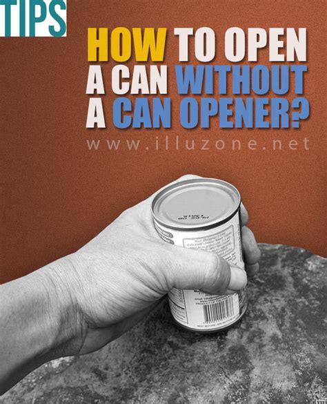 It's like it didn't even occur to the early inventors and manufacturers that maybe it would be nice to have a special tool to open those cans. VIDEO | How to open a can without a can opener? - Illuzone