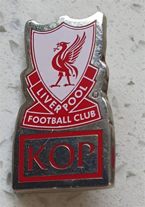 Liverpool Official Pin Badge The Kop Liverpool Fc Footy Souvenirs