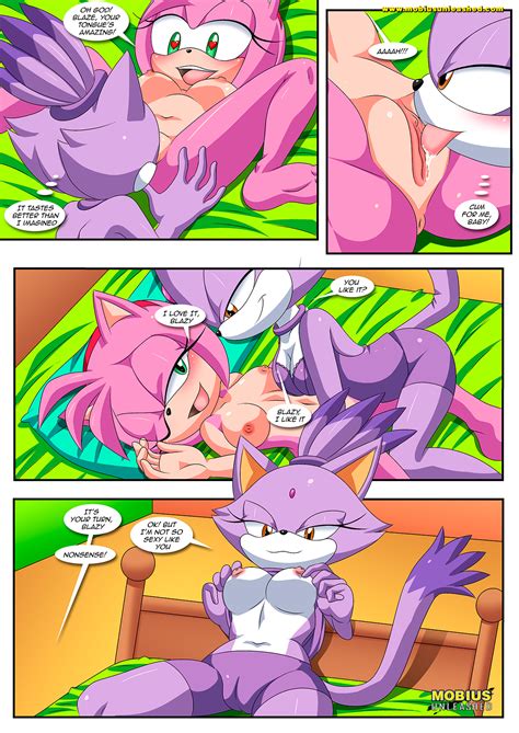 rule 34 2girls amy rose anus bbmbbf bed bedroom blaze the cat breasts burning love comic