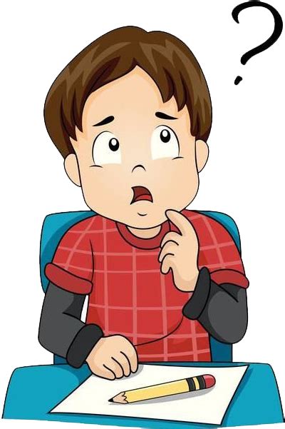Lecture Png Clipart Boy Thinking Clipart Png Transparent Png Full