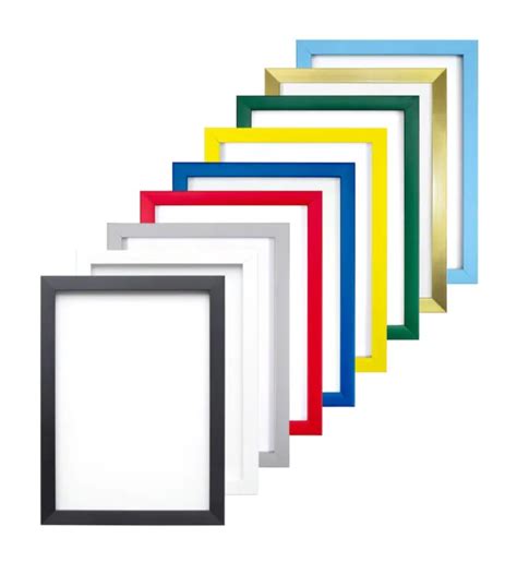 Rainbow Colour Range Picture Frame Photo Frame Poster Frame Decor Red