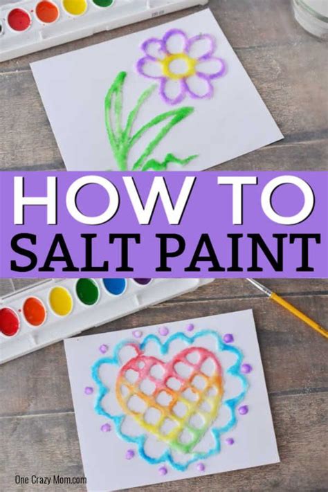 Easy Salt Painting For Kids How Can This