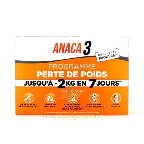 Mesoigner Anaca3 Programme Perte De Poids Coffret