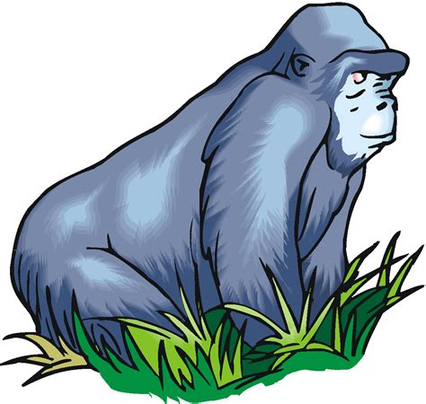 Silverback Gorilla Cartoon Clipart Best